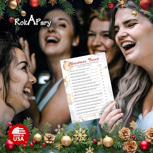 Christmas Trivia Game - Adult 30 pieces
