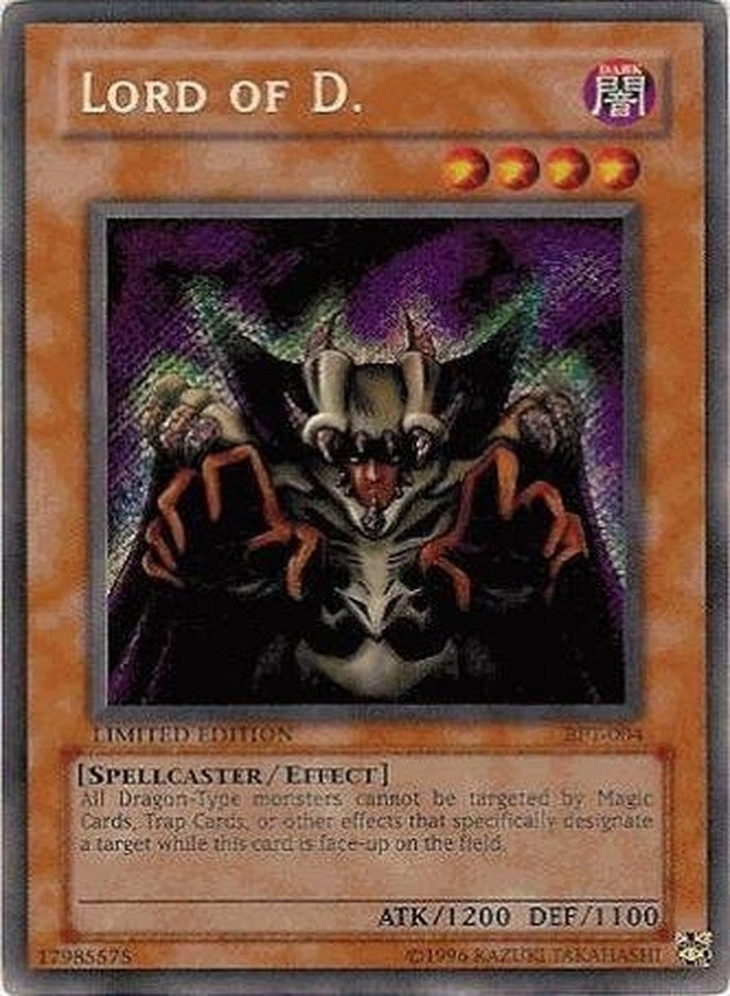 Yu-Gi-Oh! Lord of D. (BPT-004) - 20022003 Limited Edition Secret Rare