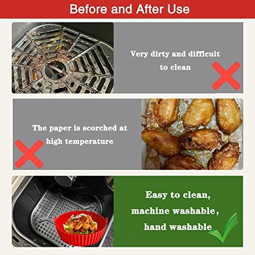 Air Fryer Liner - Silicone 2 Pack