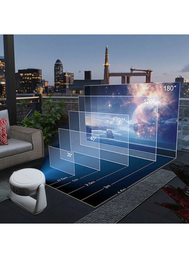 A10 Android Smart LED Projector with 5G WiFi Auto Focus,Max 4K,Wireless Mirror Phone Projectors