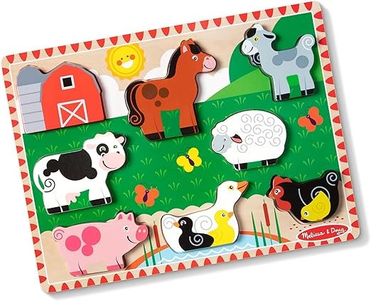 Melissa & Doug Farm Chunky Puzzle - 2+ 8 pieces