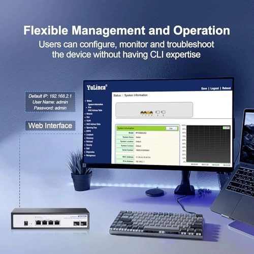 4x10G Eth + 2x10G SFP Managed - 6-ports