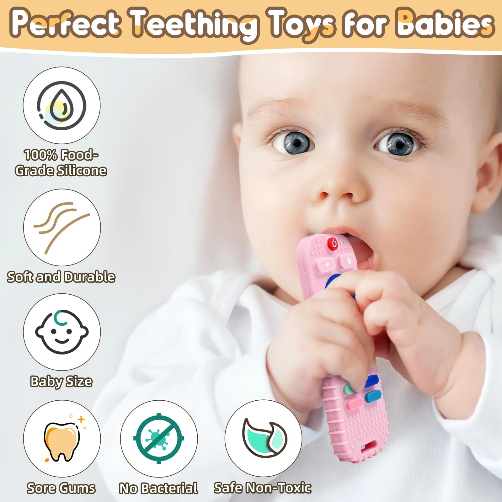 Remote Control Teether - Silicone