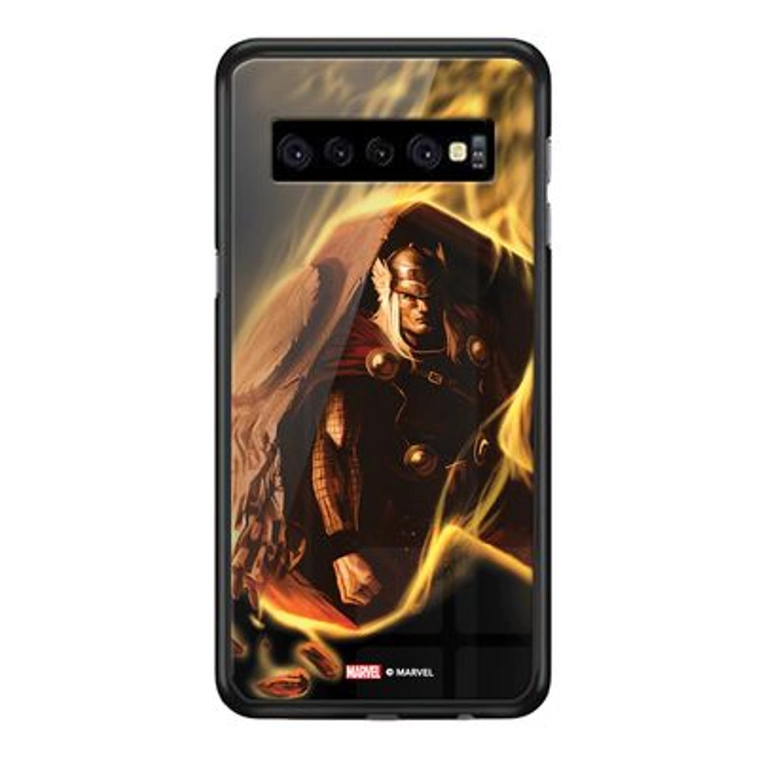 Wackylicious Fired-up Thor Back Case for Galaxy S10
