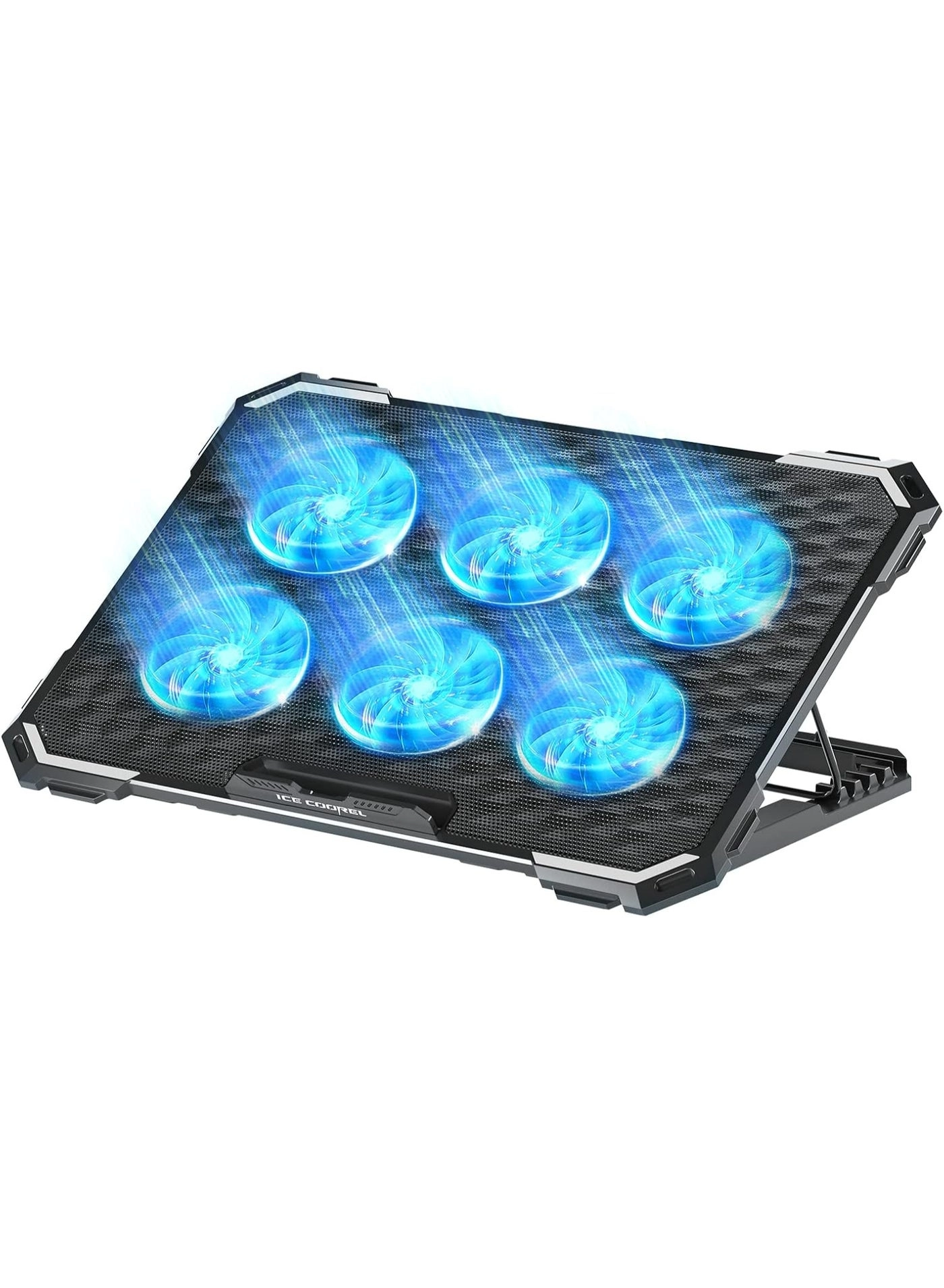 M.A&F's ICE COOREL Laptop Cooling Pad - 6 Fans 13-15.6 Inch