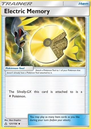 Pokémon Electric Memory 121/156 - 1pcs English Uncommon + Toploader