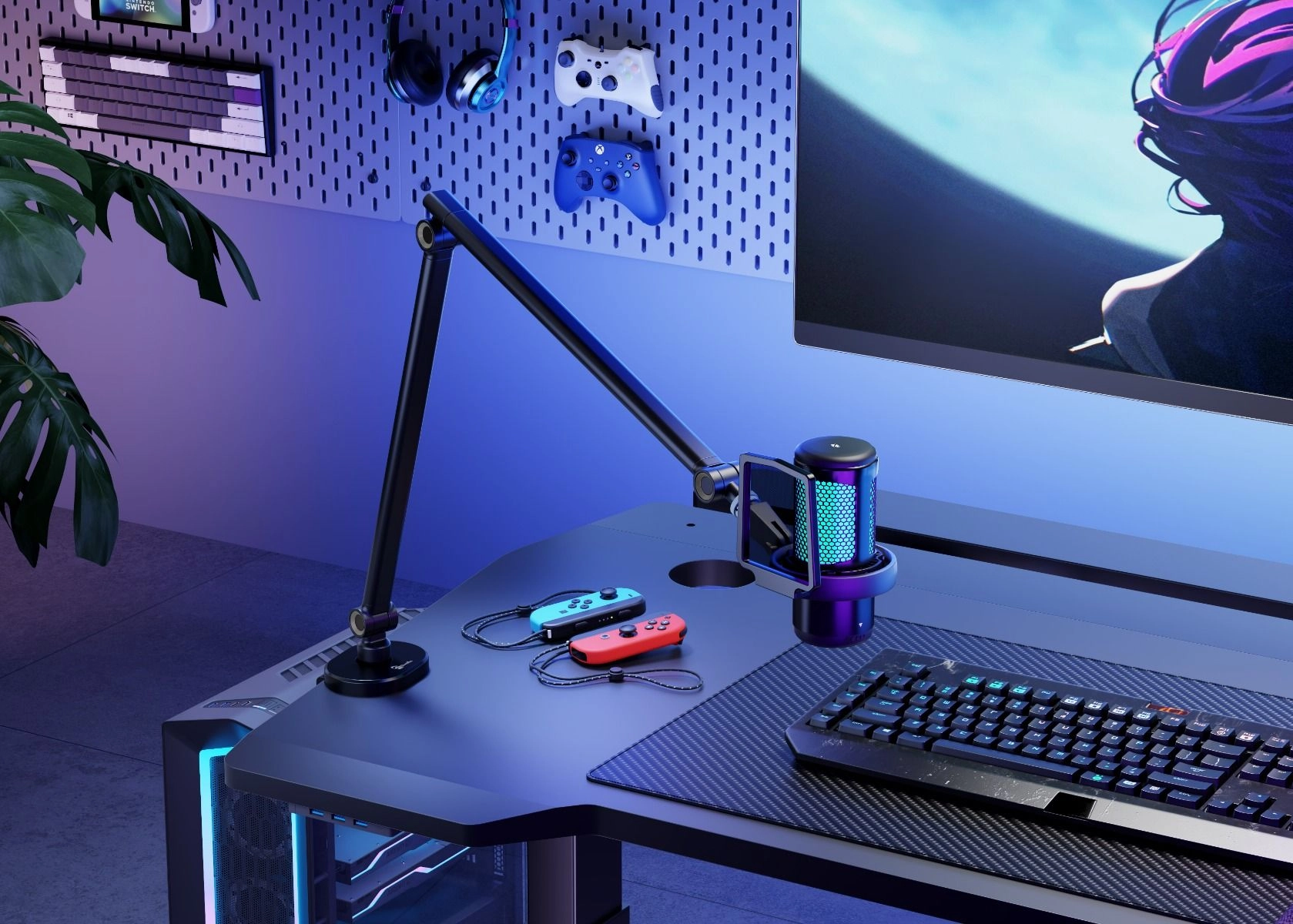 Pivot Core - Microphone Arm Black Clamp 1 KG