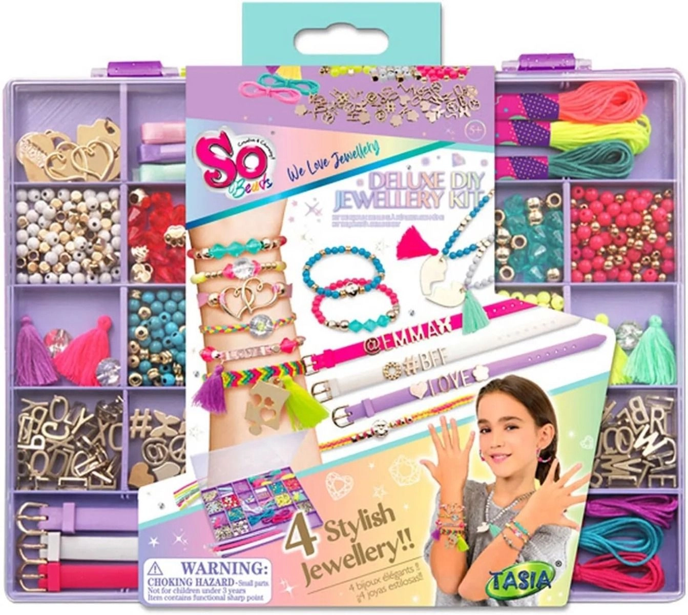 Tasia Deluxe DIY Jewellery Kit - 5+ Multi Colour