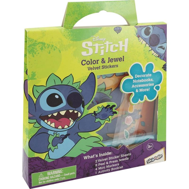 Stitch Coloring Set - 5 Shaped Character Crayons