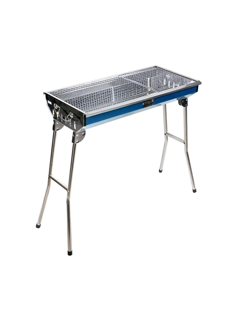 BBQ Grill - Burns all solid fuels Chrome-plated cooking grill