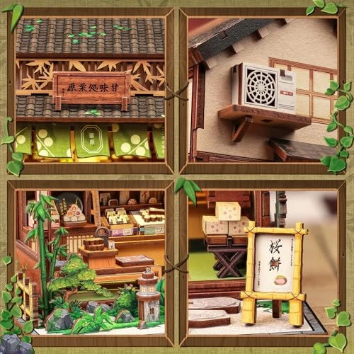 Book Nook - 3D Wooden Puzzle DIY Kit