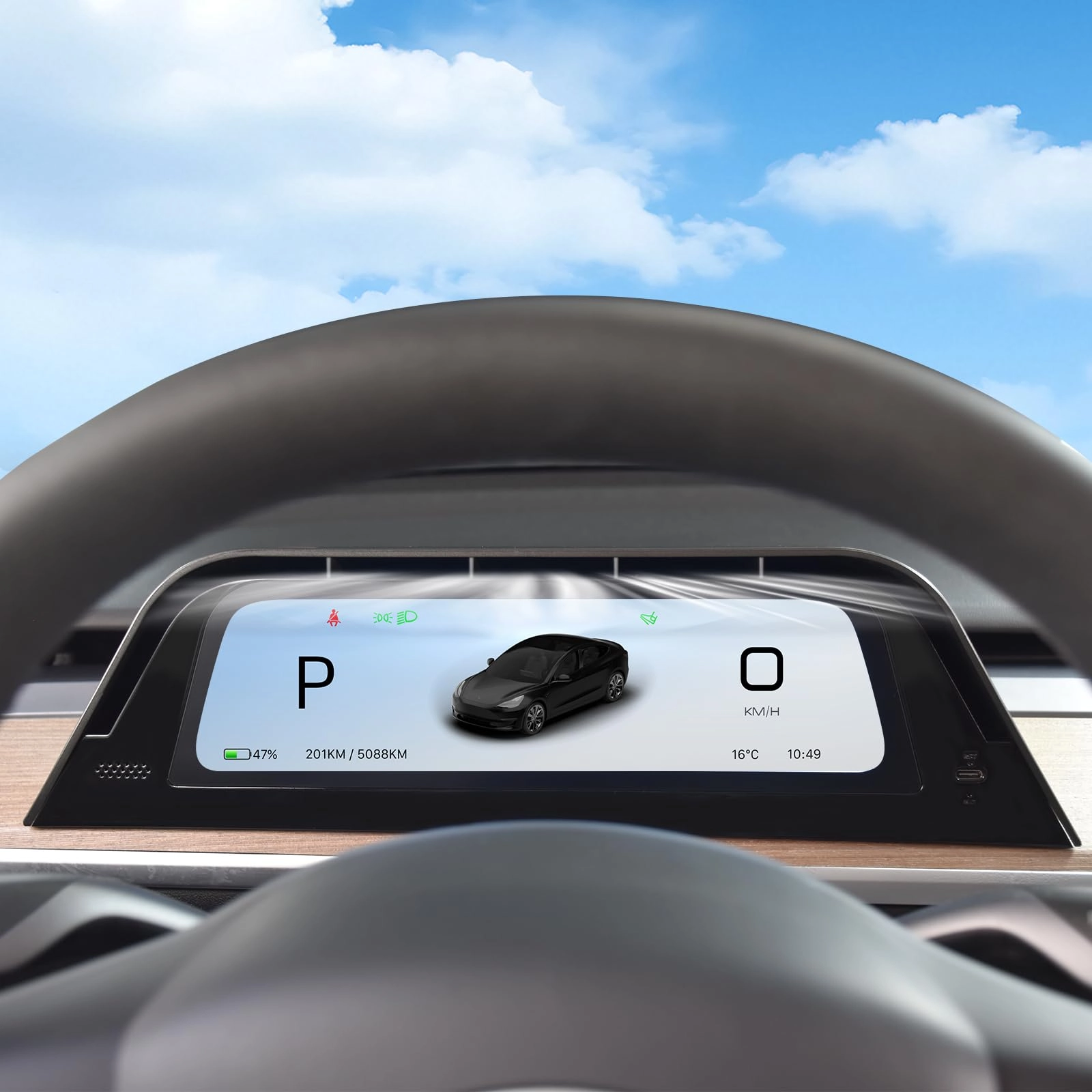 AAMHHM Heads Up Display - 9.66 Inches