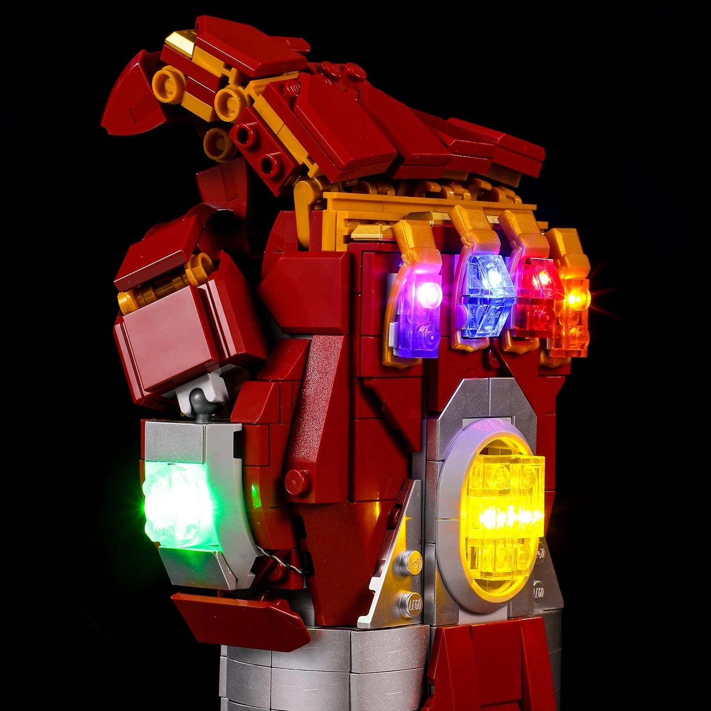 Led Lighting Kit for LEGO-76223 Nano Gauntlet