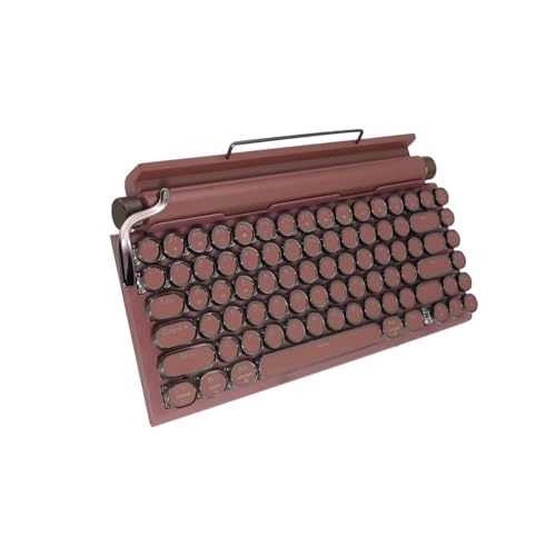 Retro Typewriter-Style Mechanical Keyboard - Wired/Wireless