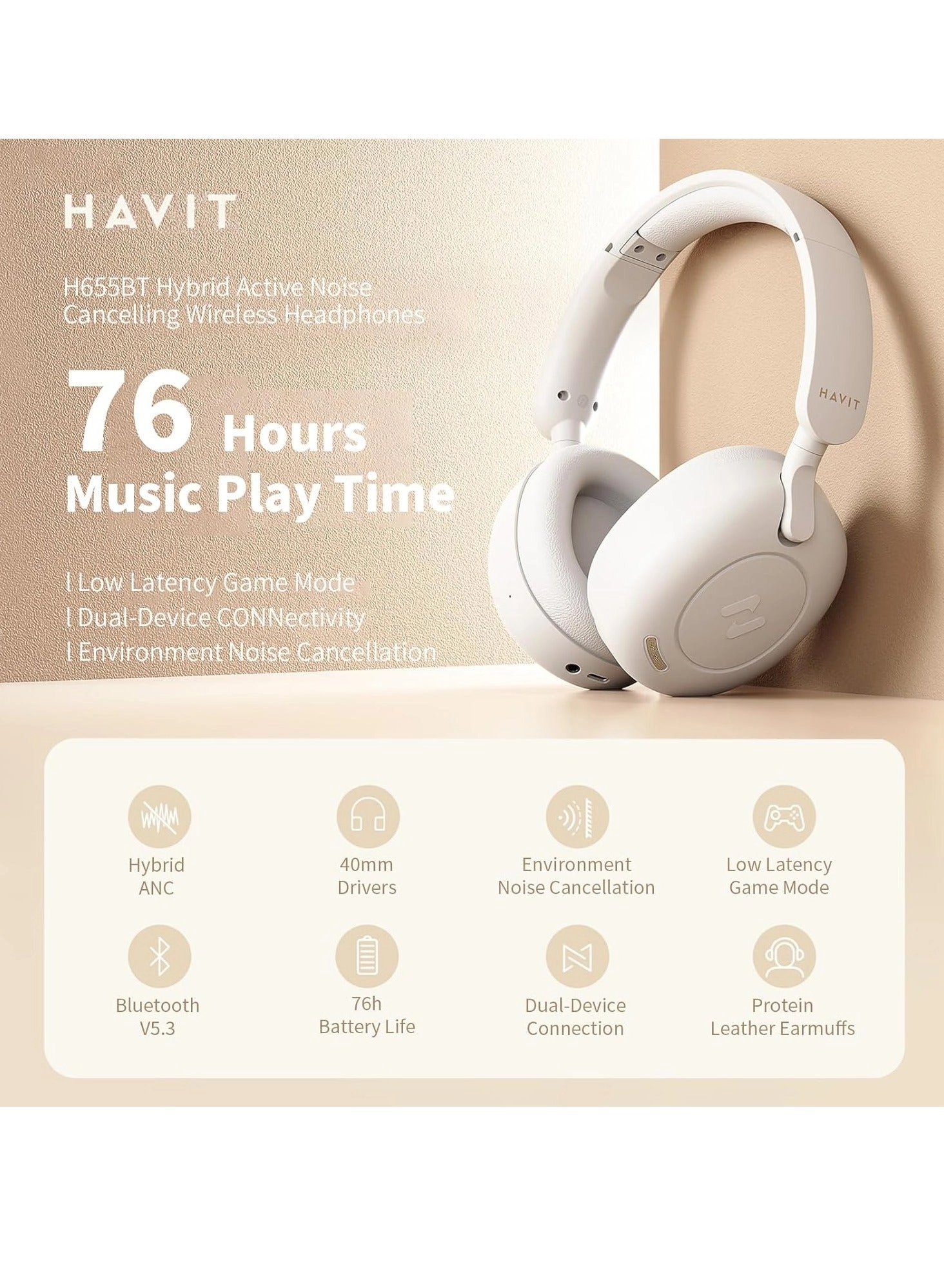 H655BT Wireless Headphone