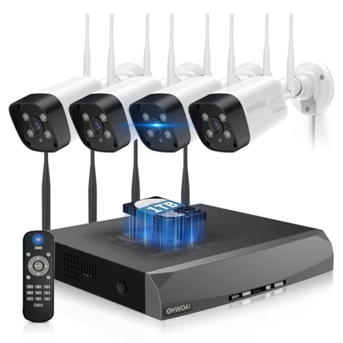 Wireless Security Camera System - 4 cameras 16 channels 5MP