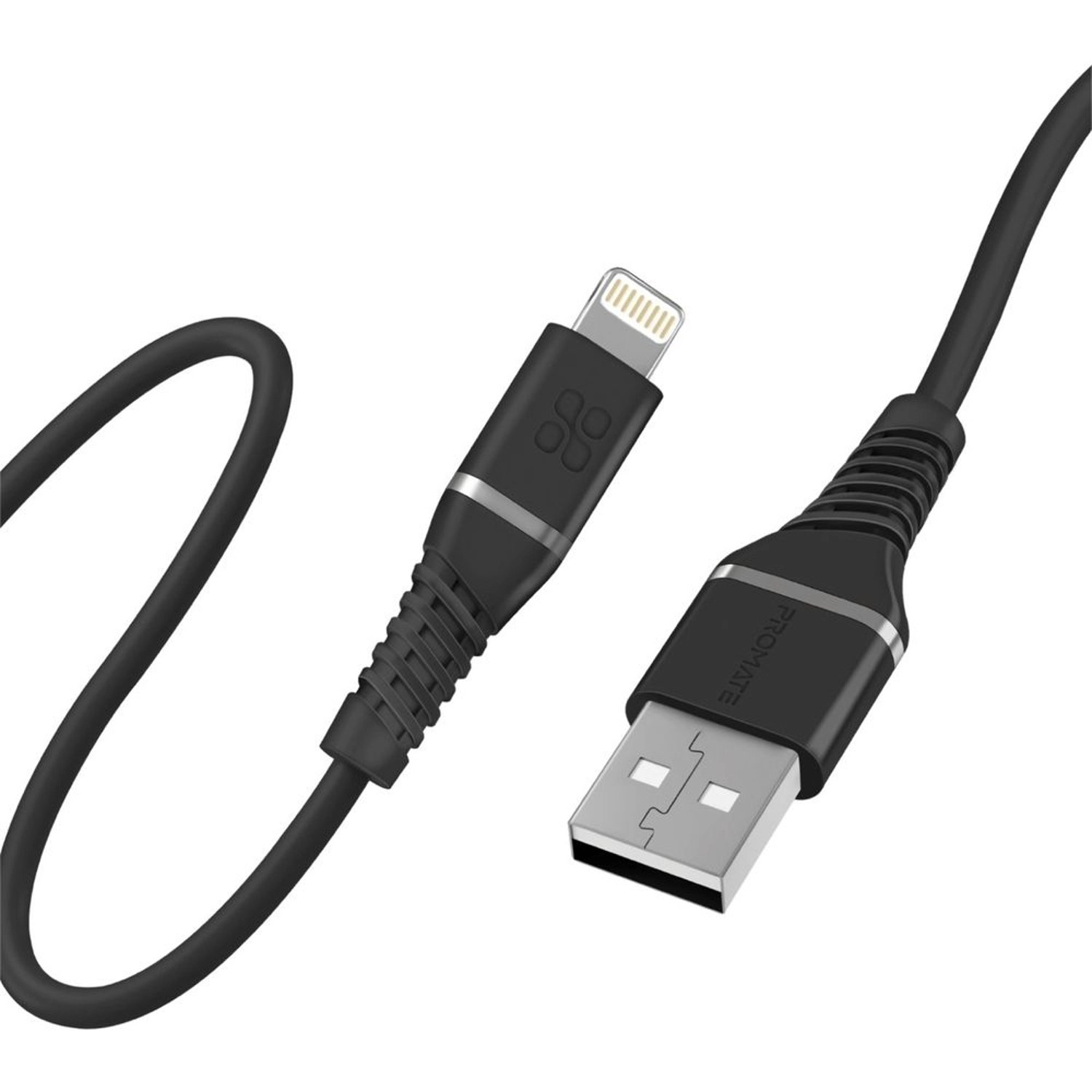 Promate PowerLine-Ai120 USB-A to Lightning Cable 1.2m