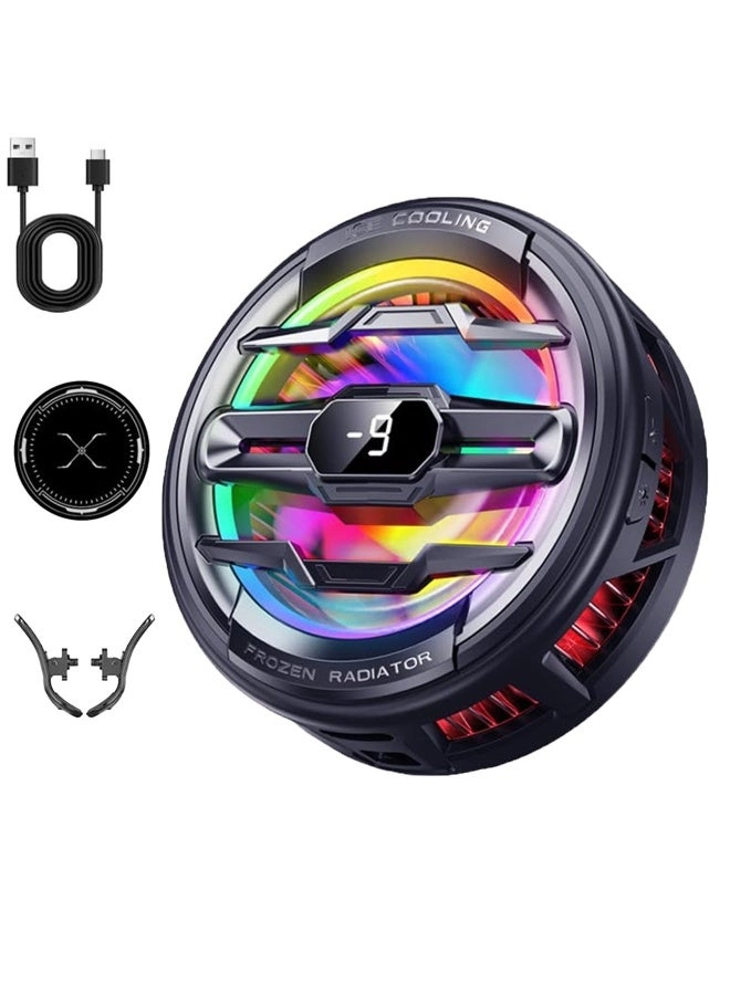 DRAKLAW Phone Cooler - Magnetic 4-Level LCD RGB