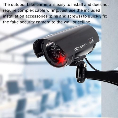 Dummy Camera with Solar Lamp - Outdoor Bundle