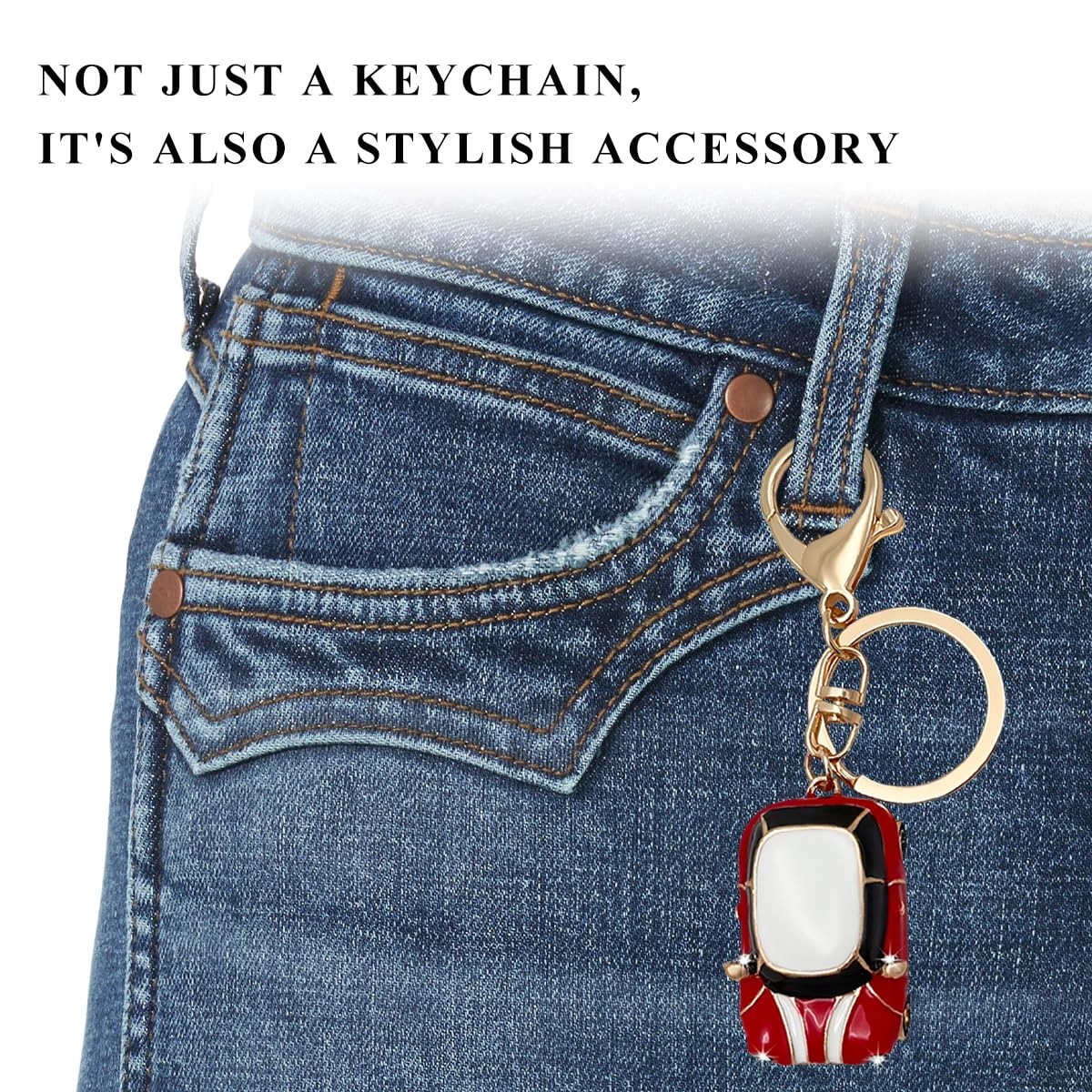 Car Model Rhinestone Keychain
