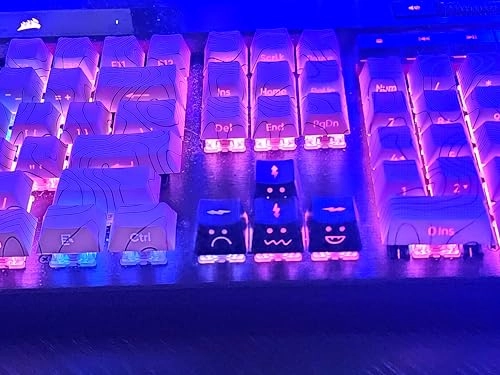 Smiley Backlit Keycap Set - USB-A