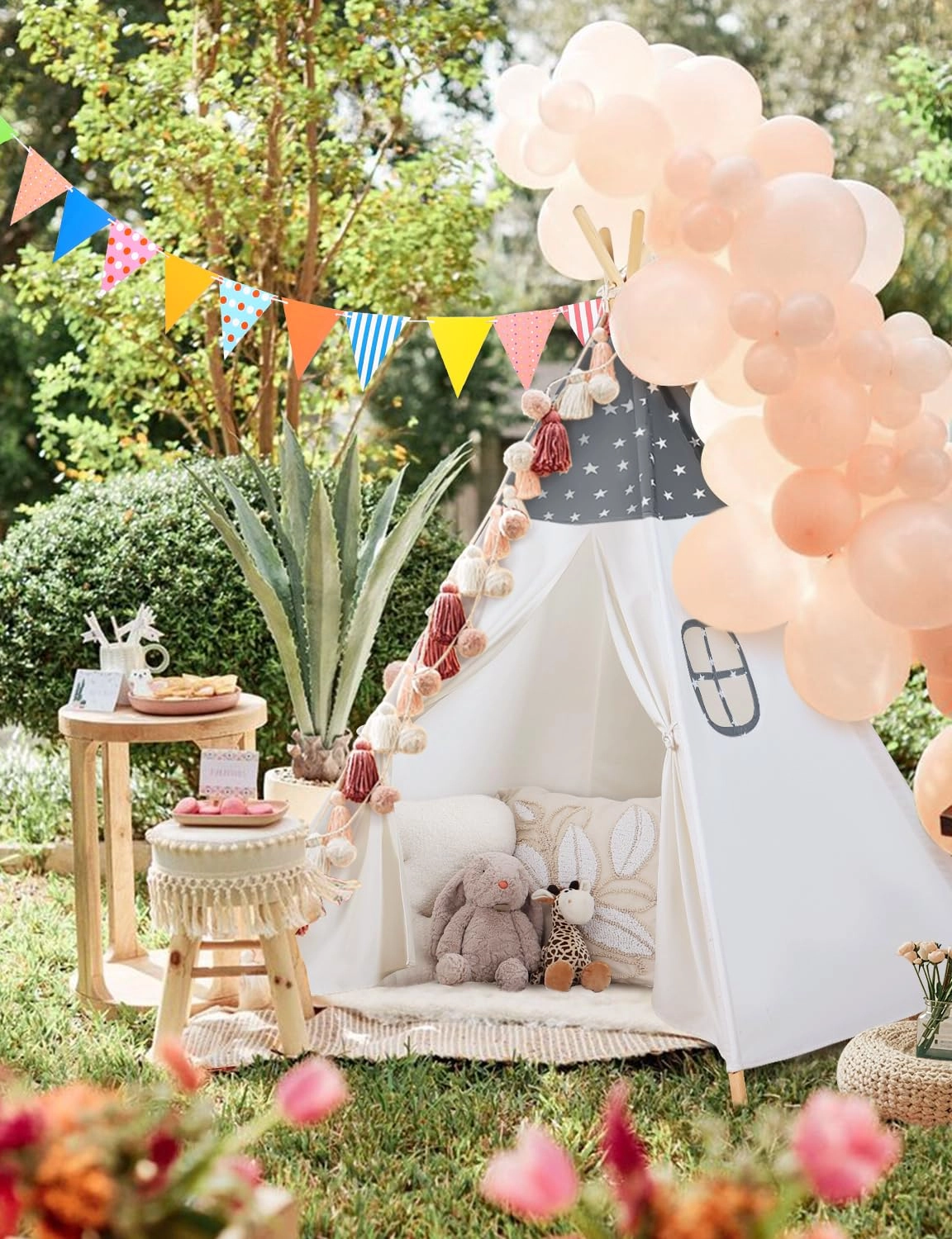Teepee Tent - Large 47 x 47 x 61 inches