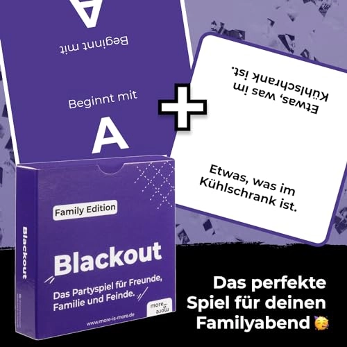 Blackout Family Edition - Party Game 55 cards