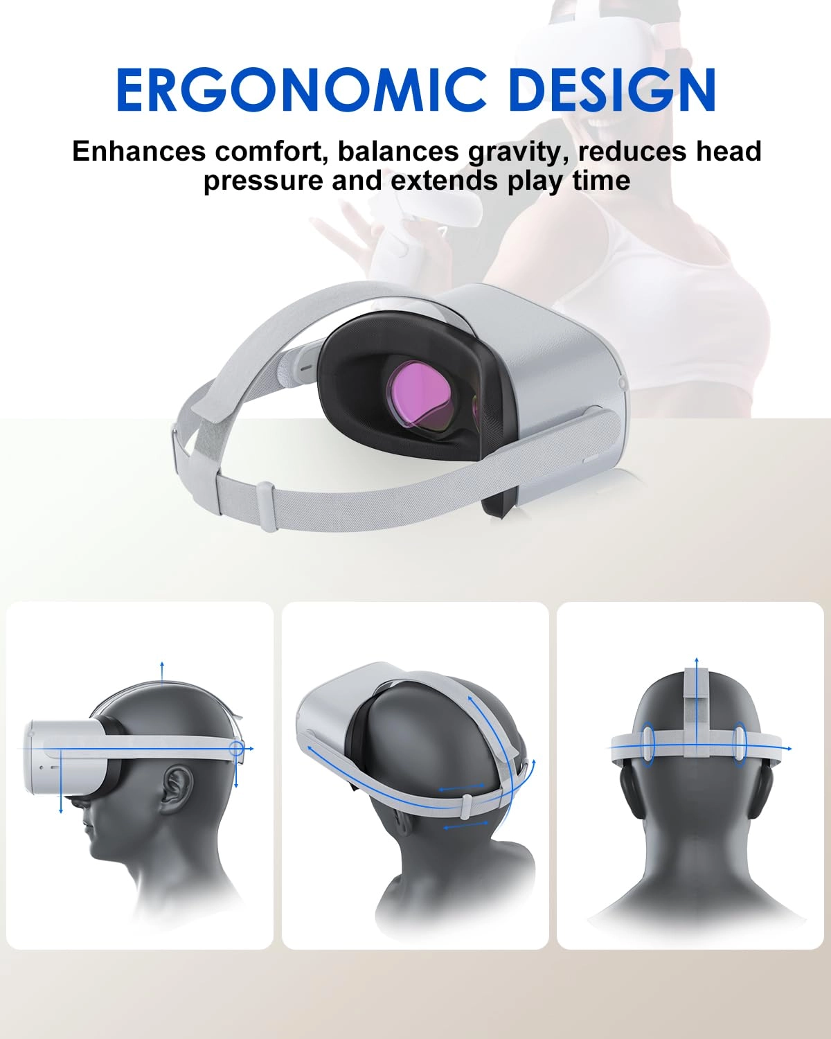 Replacement Head Strap + Thumb Grip Caps