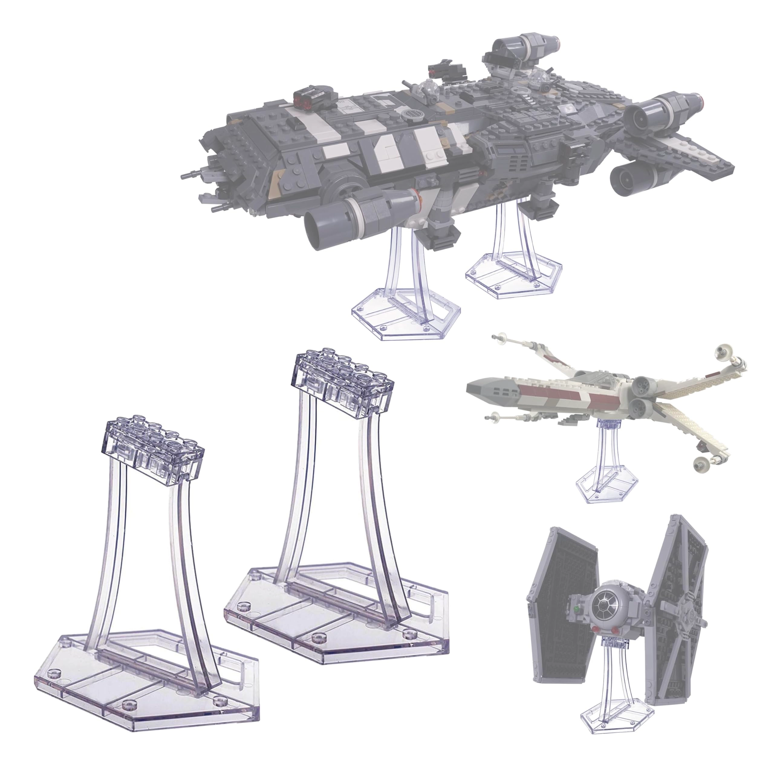 BrickVisions Display Stand - Transparent Plastic Angle Display