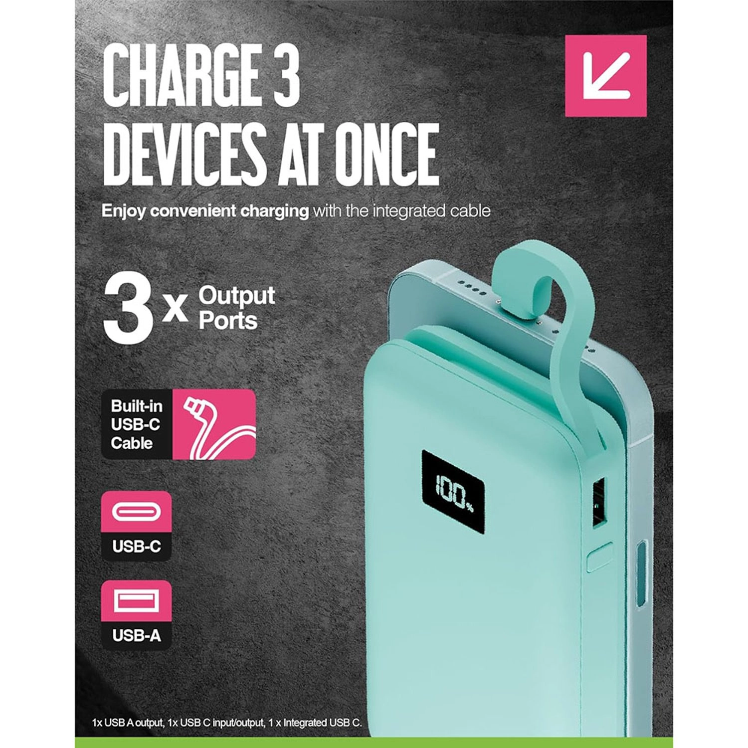 Eco Integrated 3 - 12,000mAh 15W Fast charging