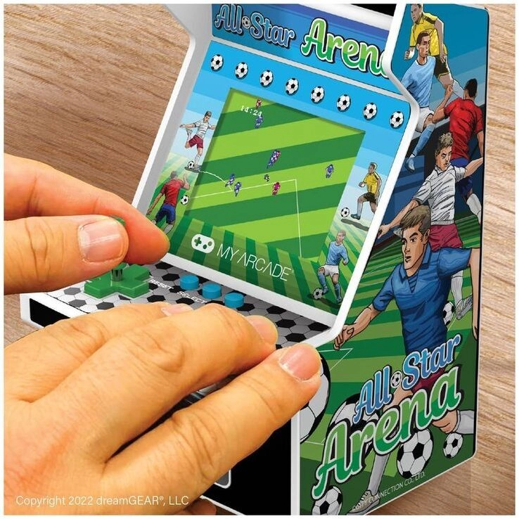 All-Star Arena Micro Player - 300 Games, Green/White (6.75-inch)