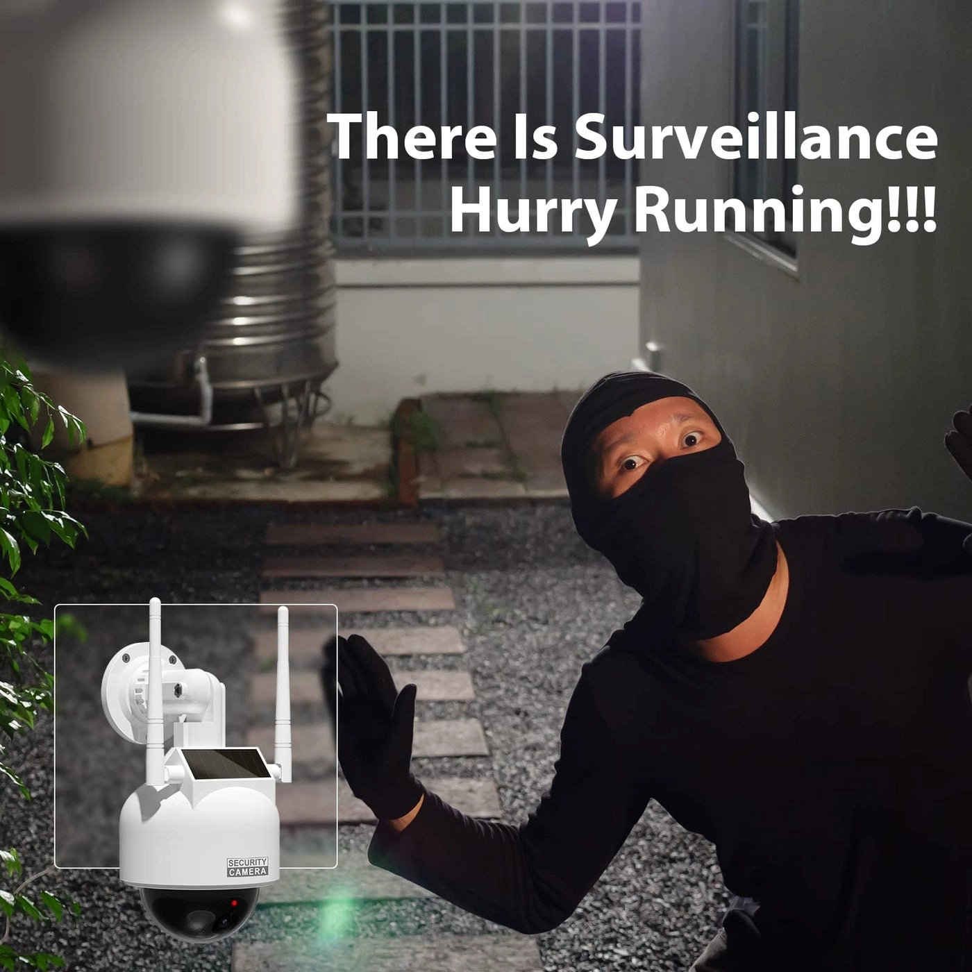 Fake Security Camera - Indoor/Outdoor