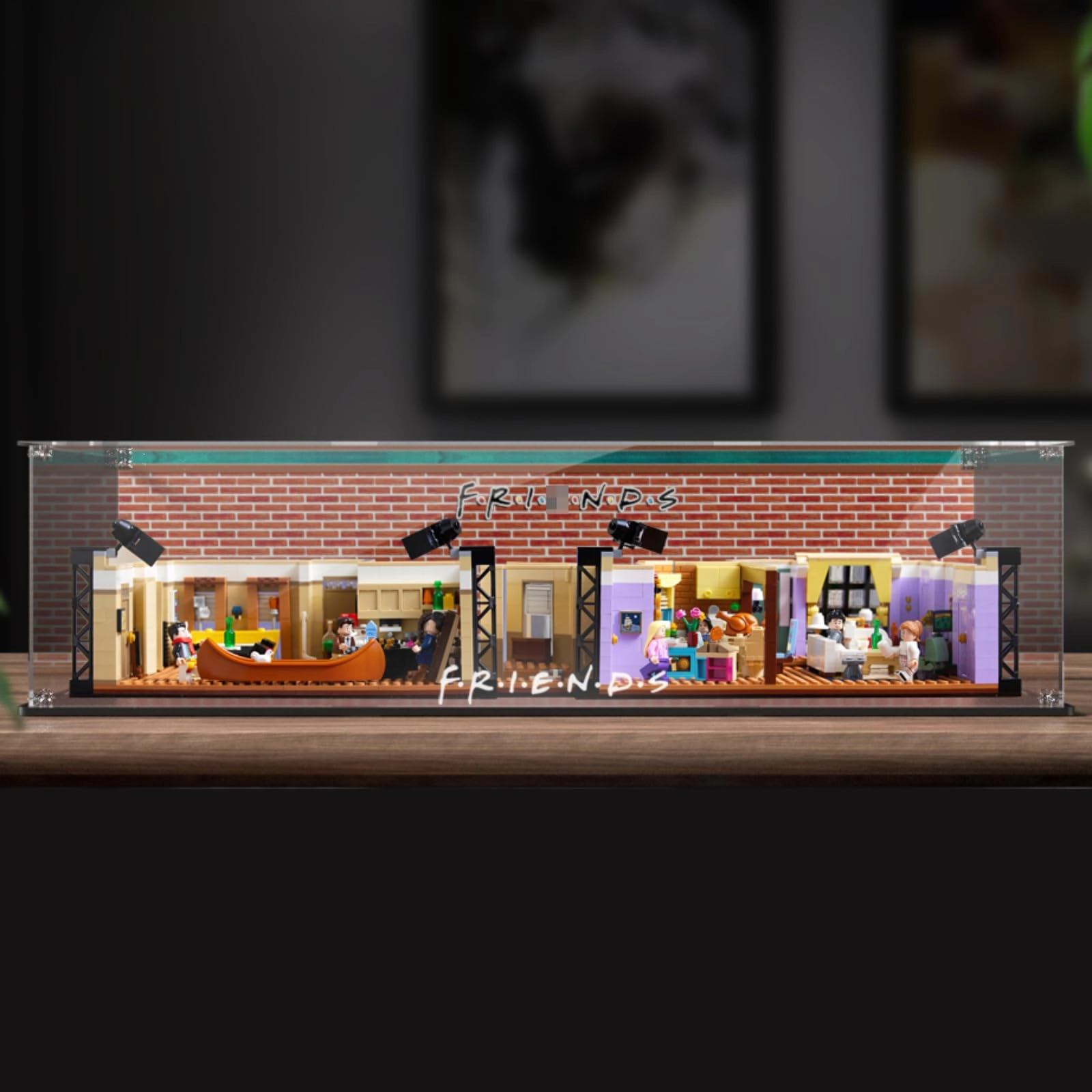 SUNHON LE-GO Figures Display Box for 10292 Friiends Apartments