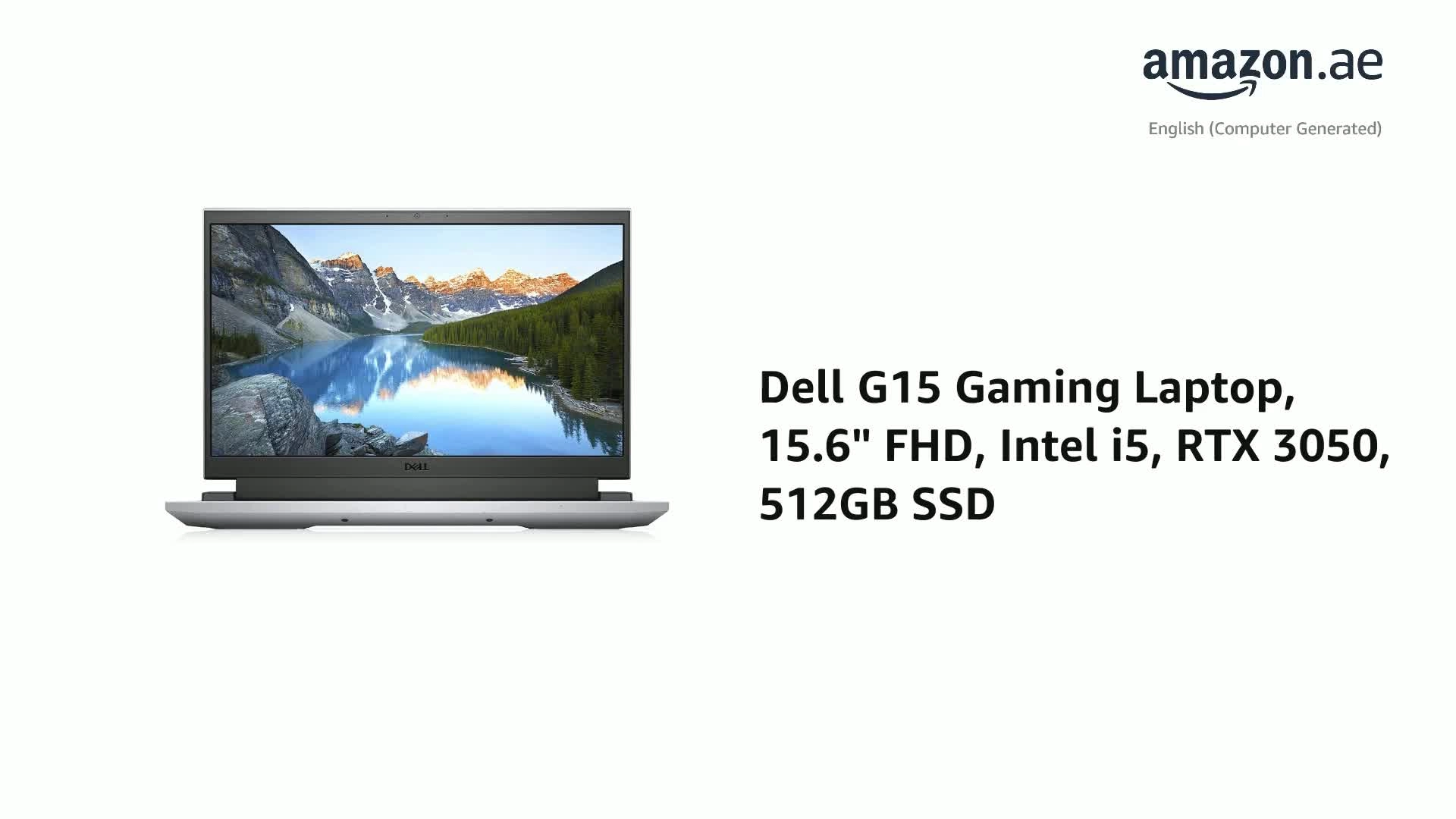G15 G15-5511-2301-GRY - 15.6'' Core i5 8GB DDR4 512GB SSD