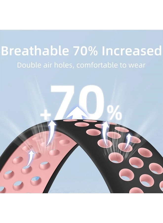 6 Pack 20mm Soft Silicone Watch Band for Samsung Galaxy Watch 5/Watch 4/Watch 6