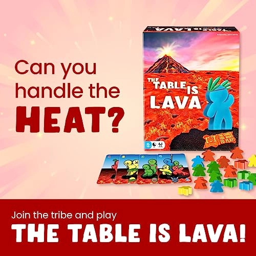 The Table is Lava - Dexterity Card Game