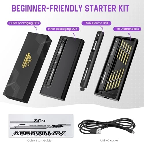 Mini Electric Drill Pen - 500mAh