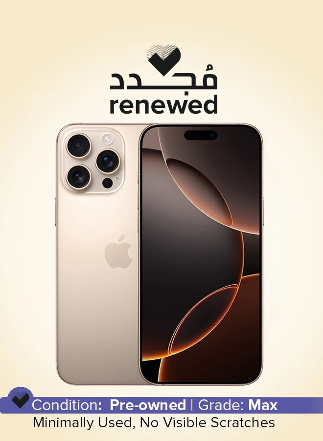 (Renewed) iPhone 16 Pro Max - 512GB
