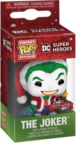 FUNKO POP! DC Holiday Joker Exclusive Keychain