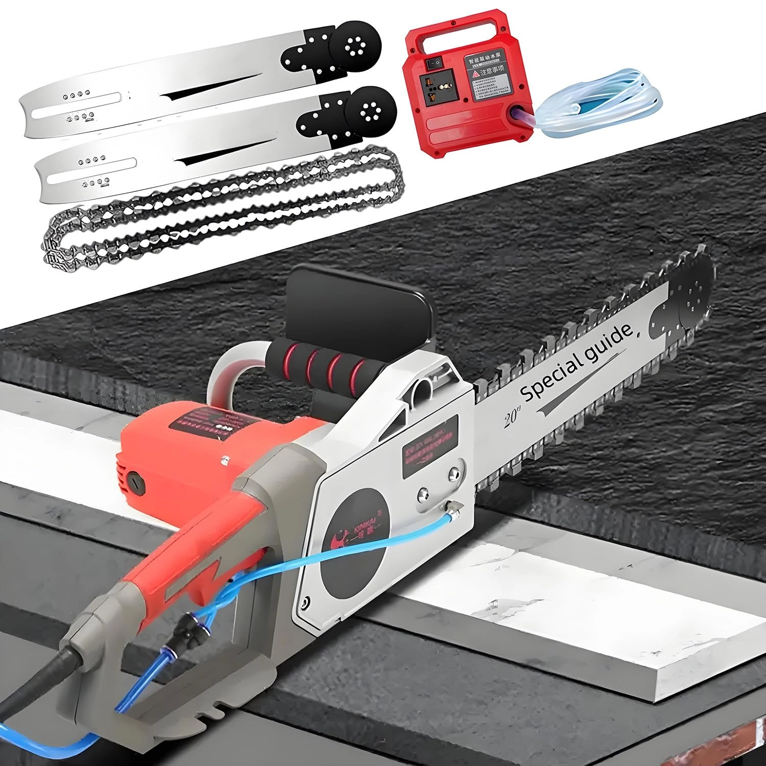flatpincololee Electric Concrete Chain Saw - 7800W/8800W
