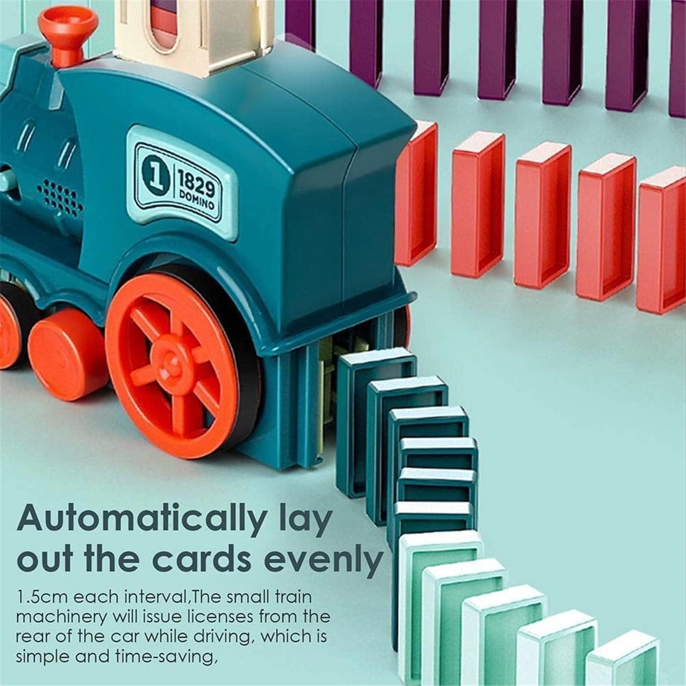 Automatic Domino Train - 120 pcs