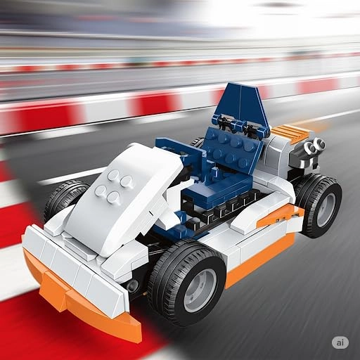 Engineering Vehicles Building Blocks Set - 222 pcs