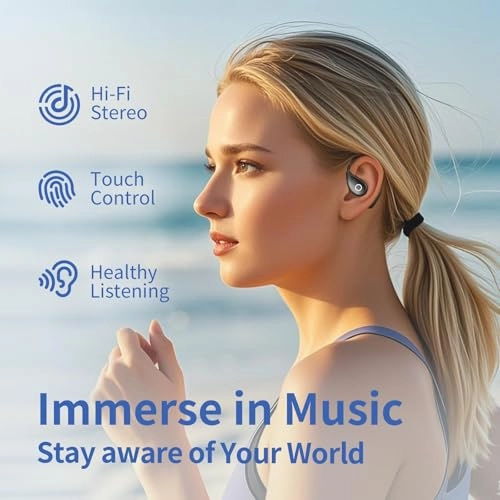 Open Ear Clip Headphones Wireless Headphone