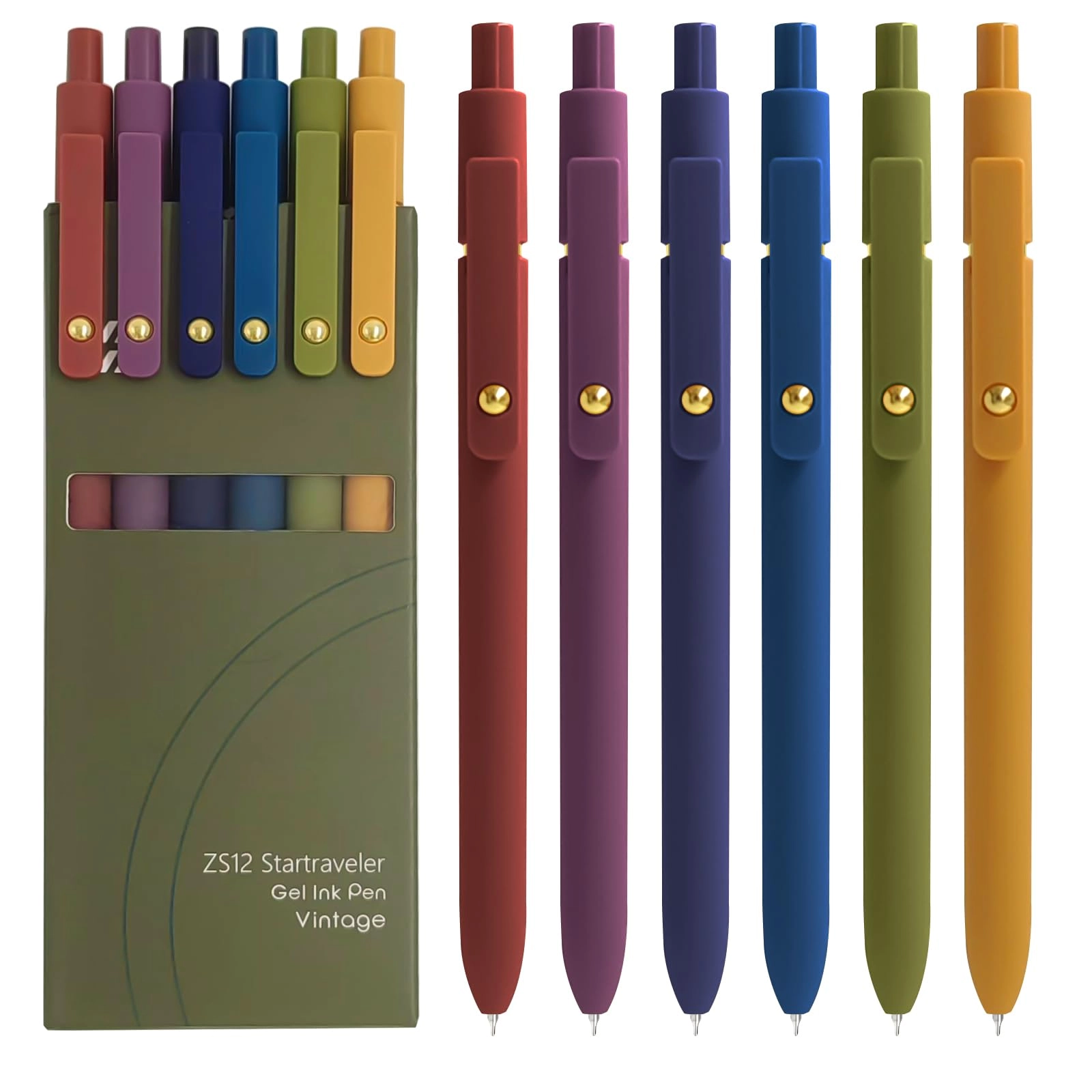 Color Pens - 6 Pcs 0.5mm