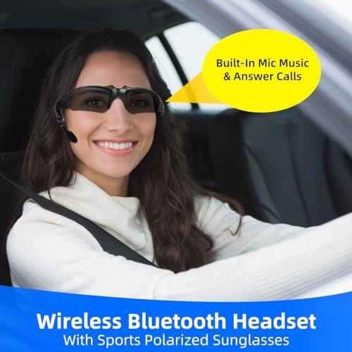 Bluetooth sunglasses headset - Bluetooth 5.0 Polarized Lenses