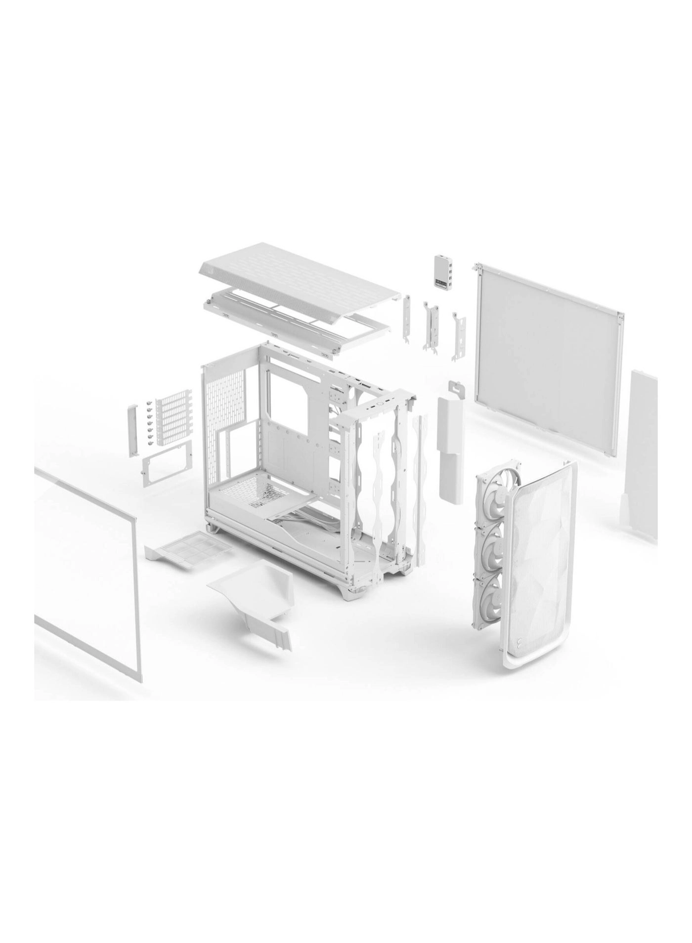 Meshify 3 Ambience Pro RGB - Tempered Glass Side Panel Mid Tower