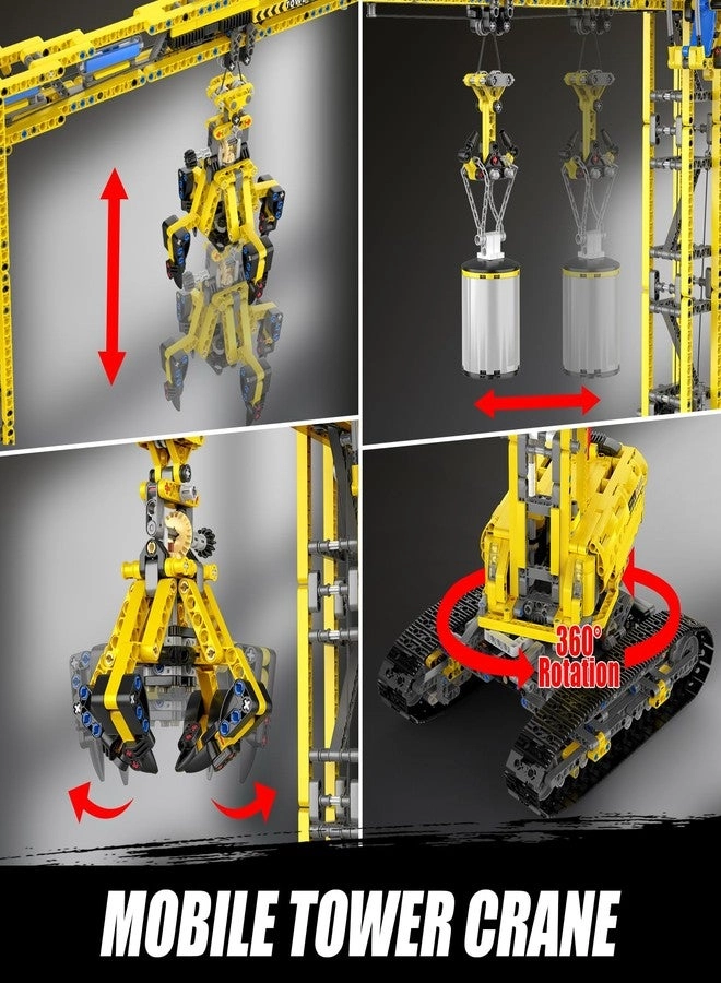 Technik Crawler Crane (17059) - APP Remote Control MOC Mobile Construction Model