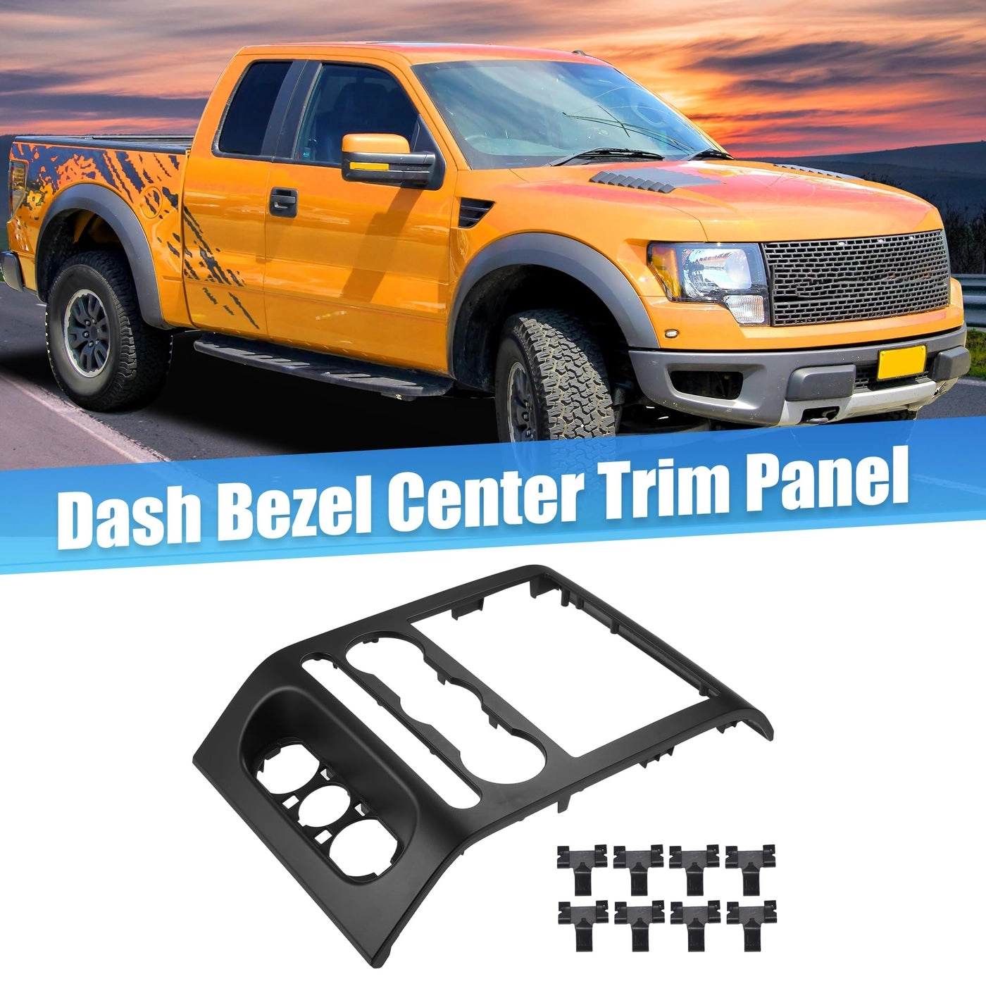 Dash Radio Bezel Center Trim Panel - Ford F-150 2004 2005 2006 2007 2008