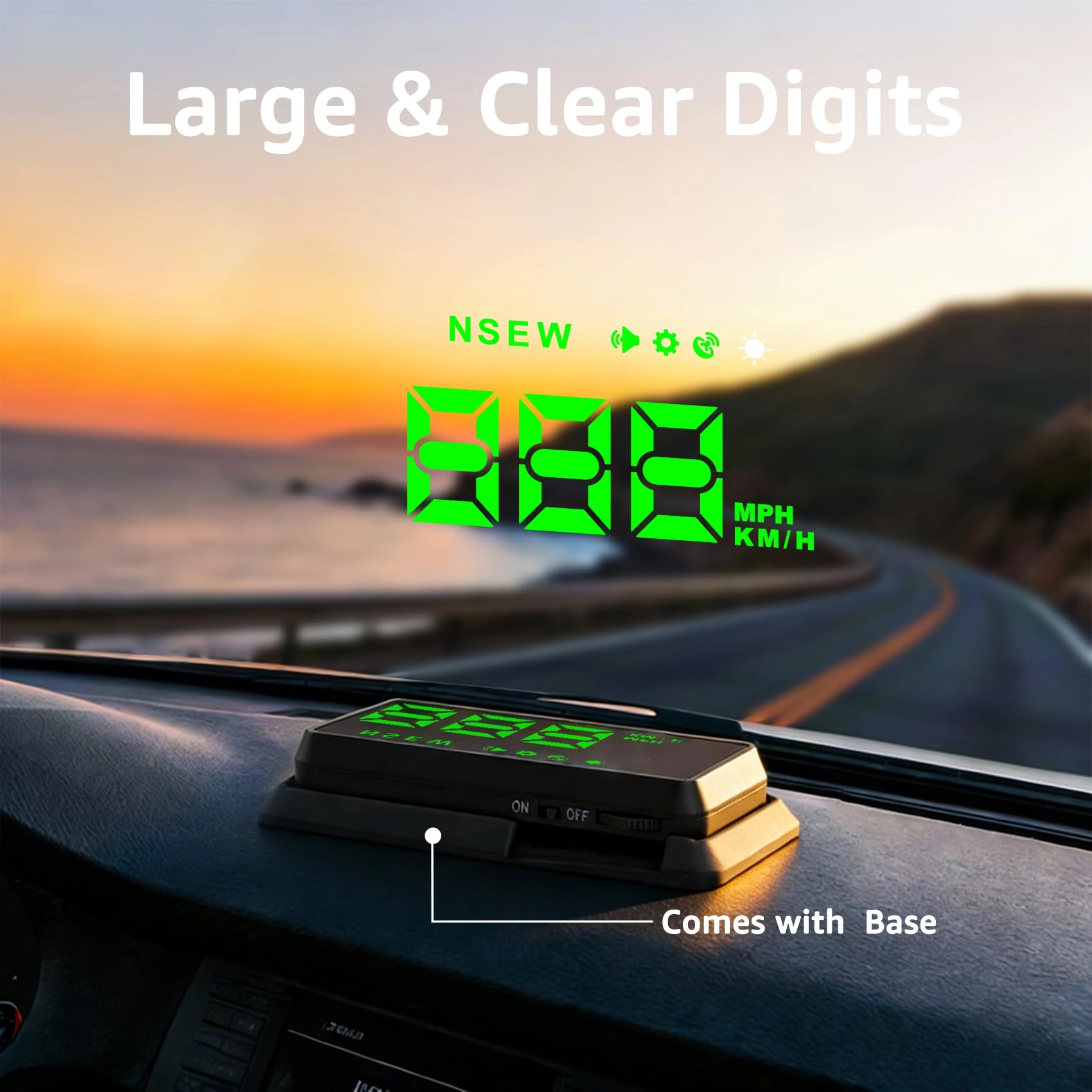 Head up Display - GPS Speedometer USB Plug and Play