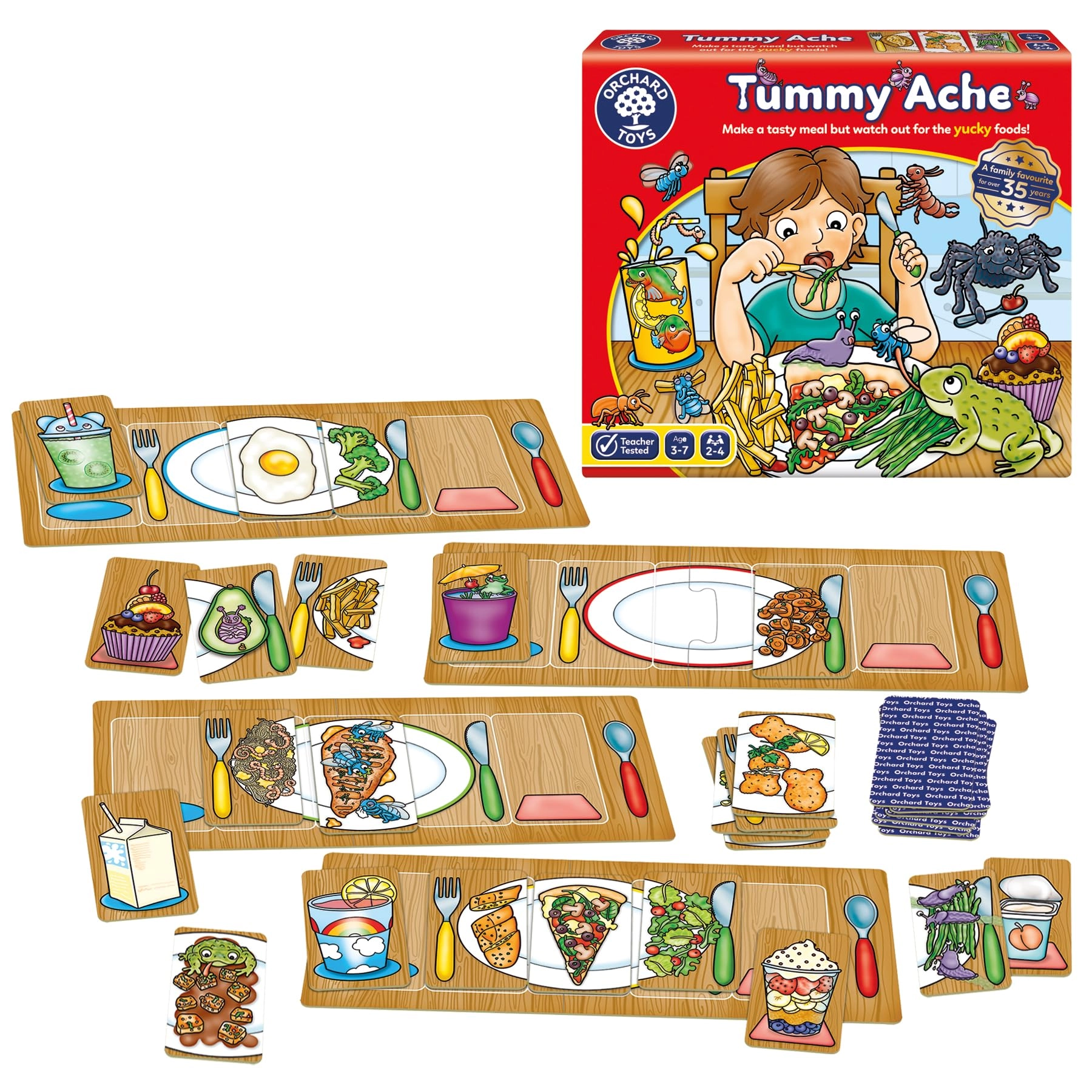 Tummy Ache Game - 36 months - 10 years 35 pieces